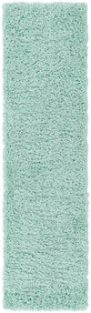Eternal Plush Oasis Collection Area Rug -  Tranquility (Cyan) Runner Cyan  lifestyle 19