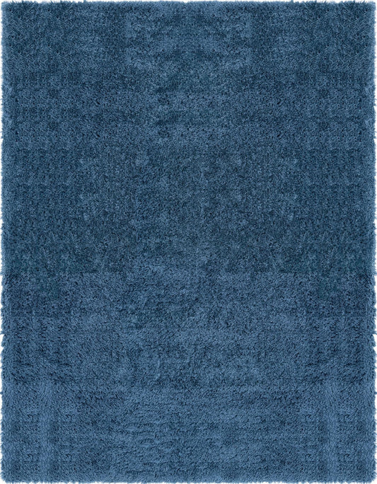 Eternal Plush Oasis Collection Area Rug -  Tranquility (Aegean Blue) Rectangle Aegean Blue Main