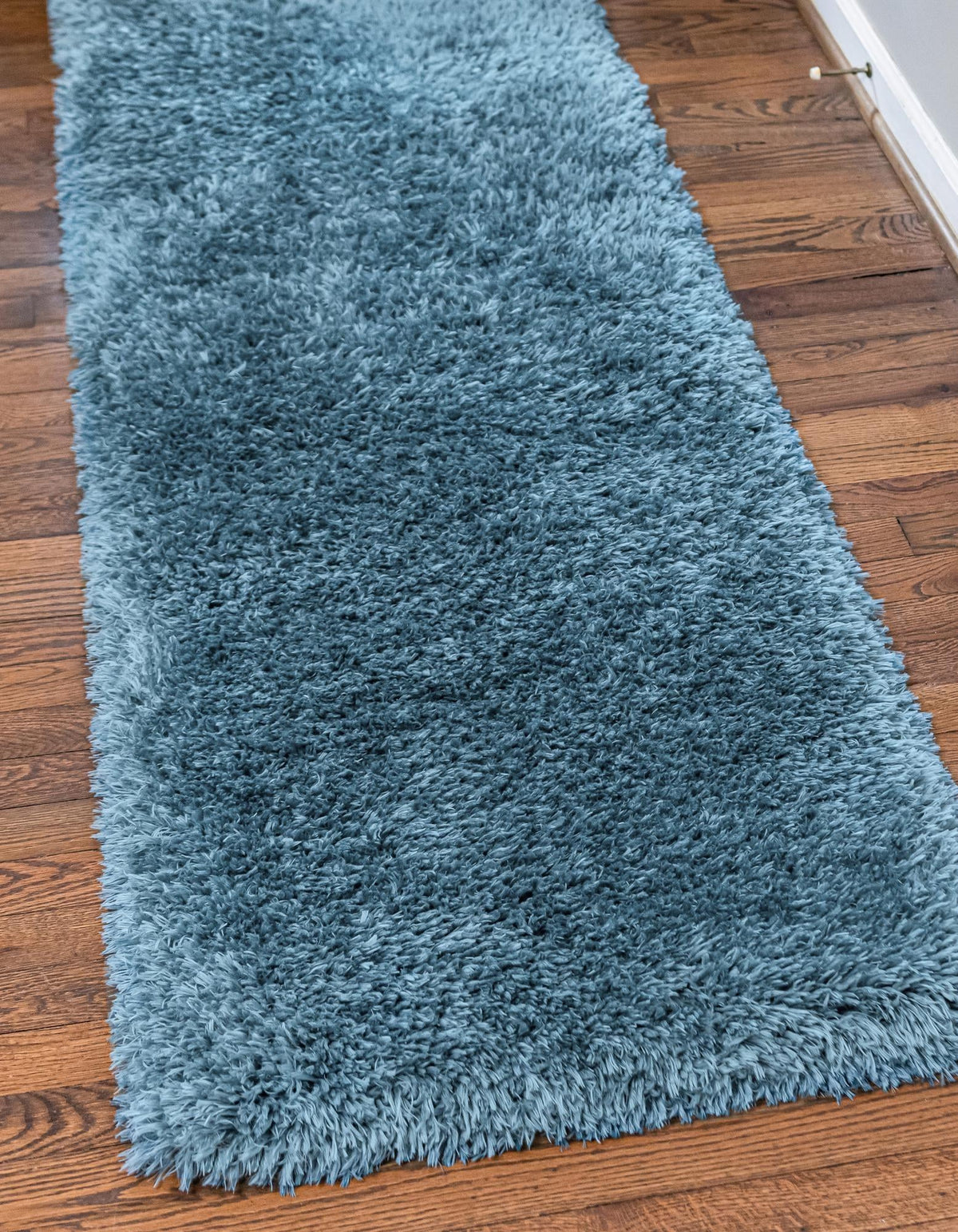 Eternal Plush Oasis Collection Area Rug -  Tranquility (Aegean Blue) Runner Aegean Blue  lifestyle 42