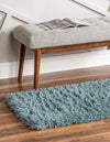 Eternal Plush Oasis Collection Area Rug -  Tranquility (Slate Blue) Runner Slate Blue  lifestyle 25