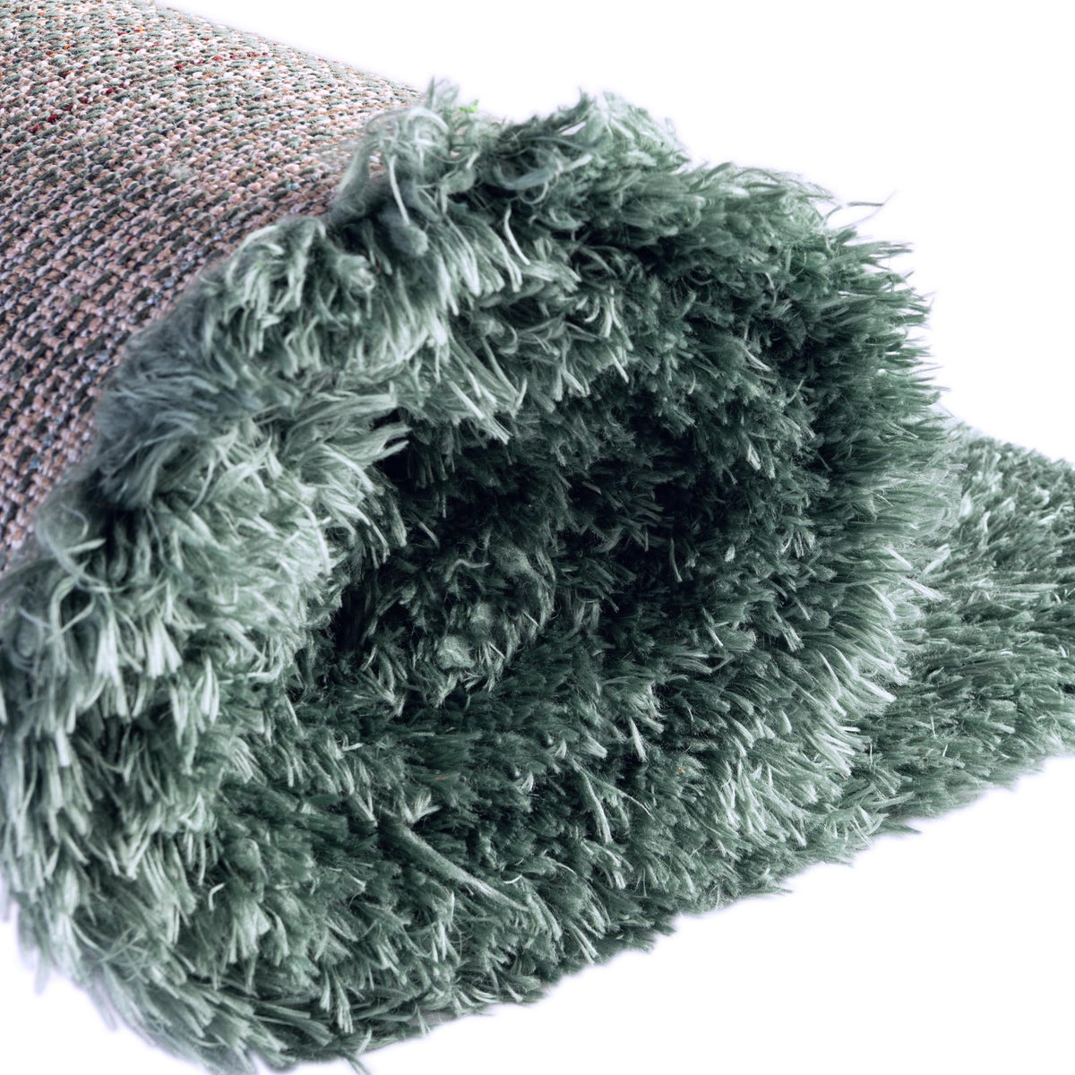 Eternal Plush Oasis Collection Area Rug -  Tranquility (Forest Green) Rectangle Forest Green  lifestyle 14