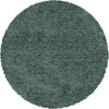Eternal Plush Oasis Collection Area Rug -  Tranquility (Forest Green) Round Forest Green  lifestyle 31