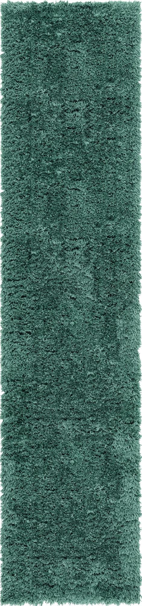 Eternal Plush Oasis Collection Area Rug -  Tranquility (Forest Green) Runner Forest Green  lifestyle 19