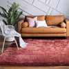Eternal Plush Oasis Collection Area Rug -  Tranquility (Vintage Rose) Square Vintage Rose  lifestyle 5