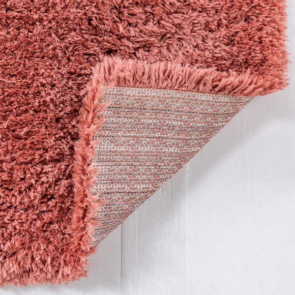Eternal Plush Oasis Collection Area Rug -  Tranquility (Vintage Rose) Square Vintage Rose  lifestyle 17