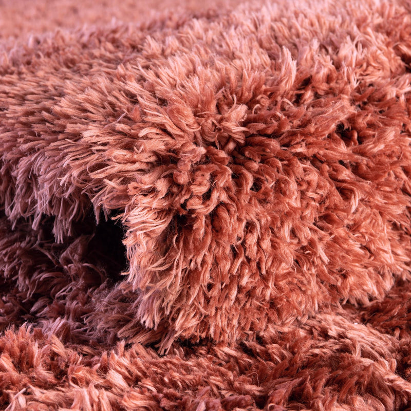 Eternal Plush Oasis Collection Area Rug -  Tranquility (Vintage Rose) Square Vintage Rose  lifestyle 22