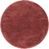 Eternal Plush Oasis Collection Area Rug -  Tranquility (Vintage Rose) Round Vintage Rose  lifestyle 3