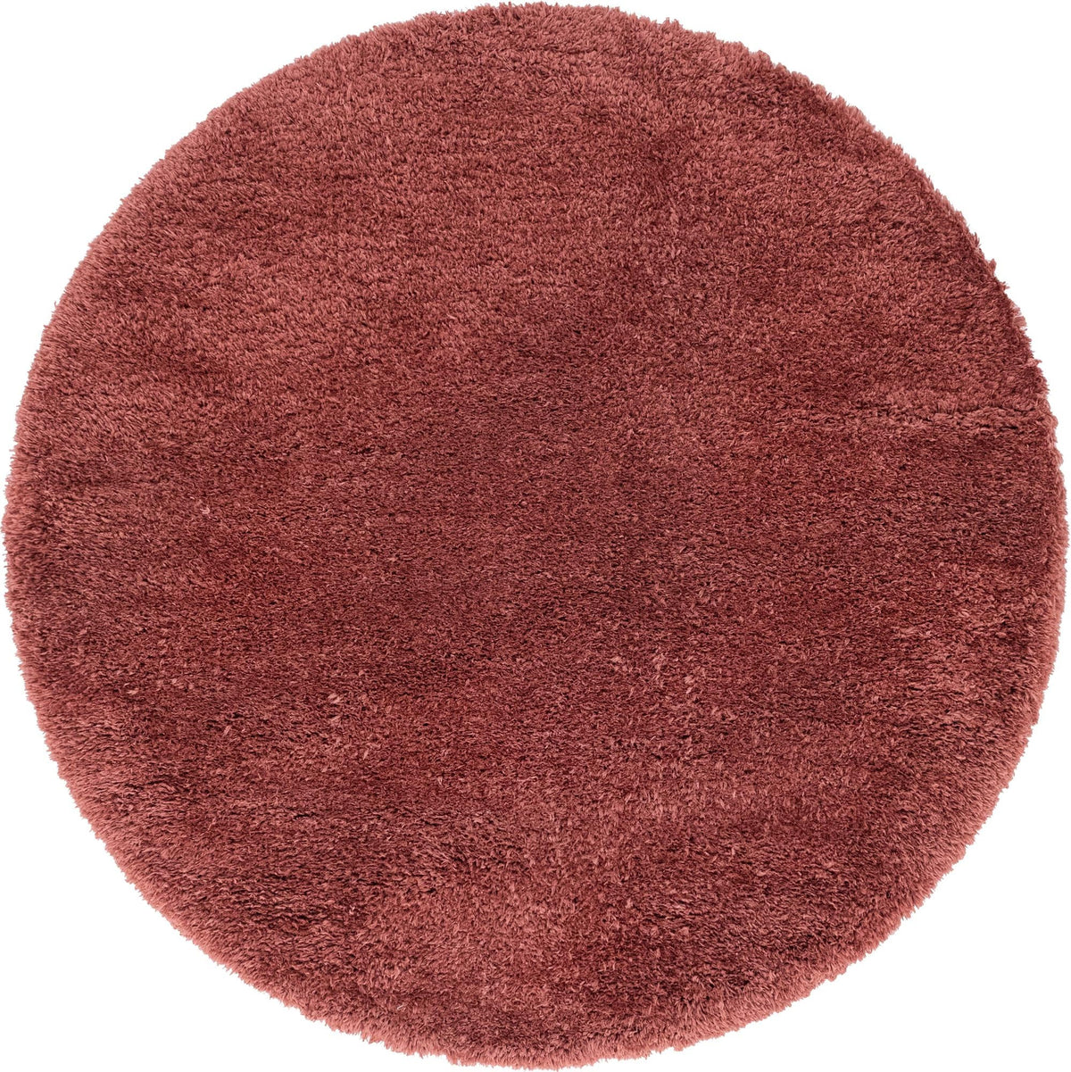 Eternal Plush Oasis Collection Area Rug -  Tranquility (Vintage Rose) Round Vintage Rose  lifestyle 3
