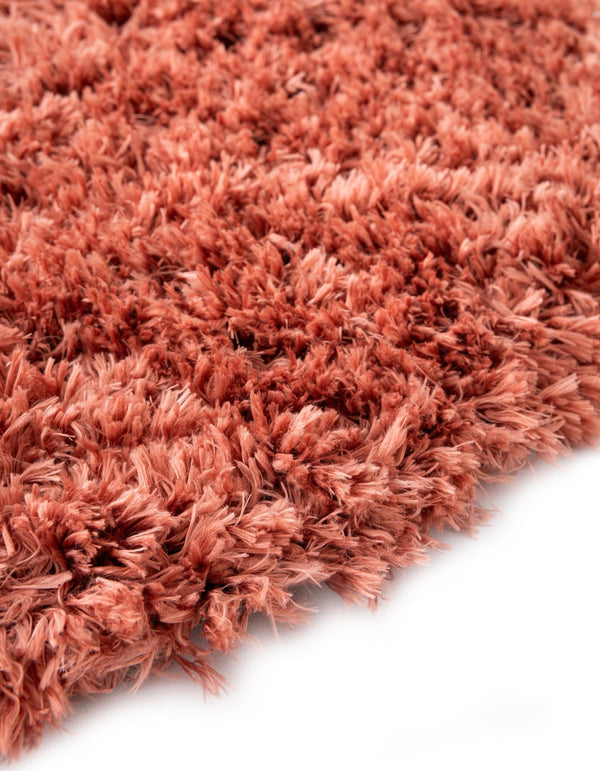 Eternal Plush Oasis Collection Area Rug -  Tranquility (Vintage Rose) Round Vintage Rose  lifestyle 26
