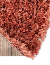 Eternal Plush Oasis Collection Area Rug -  Tranquility (Vintage Rose) Round Vintage Rose  lifestyle 31