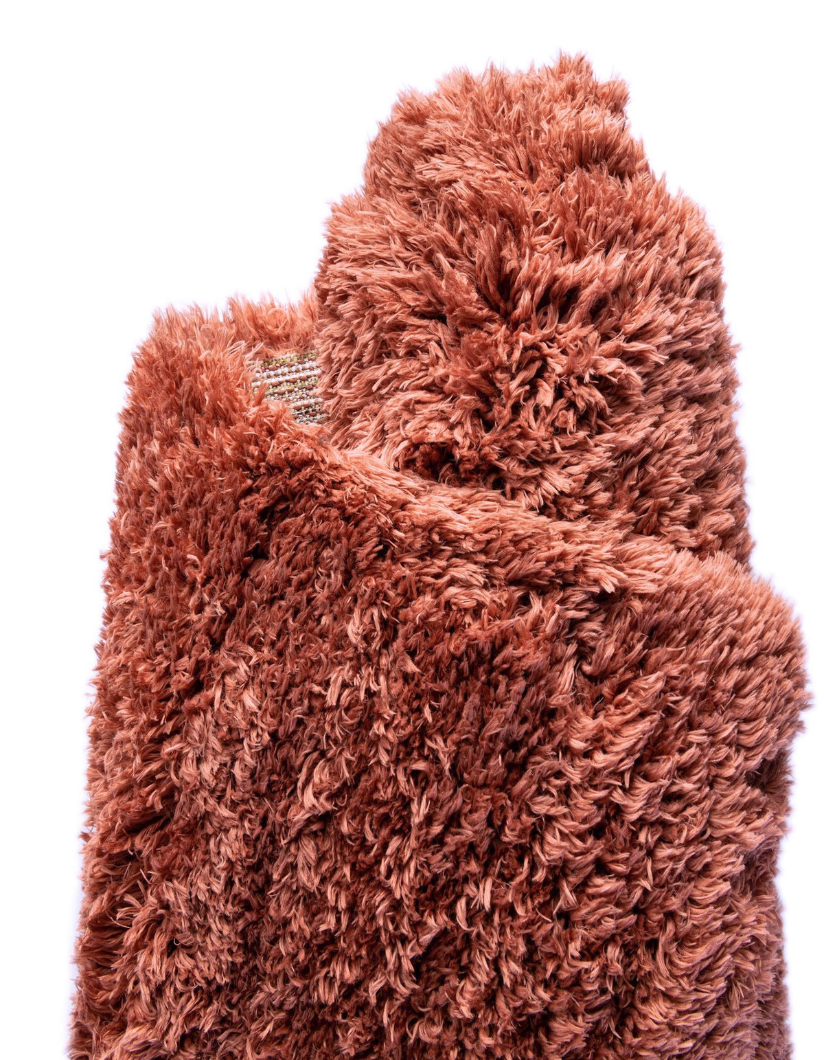 Eternal Plush Oasis Collection Area Rug -  Tranquility (Vintage Rose) Round Vintage Rose  lifestyle 36