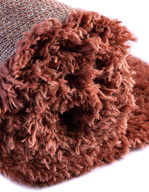 Eternal Plush Oasis Collection Area Rug -  Tranquility (Vintage Rose) Round Vintage Rose  lifestyle 39