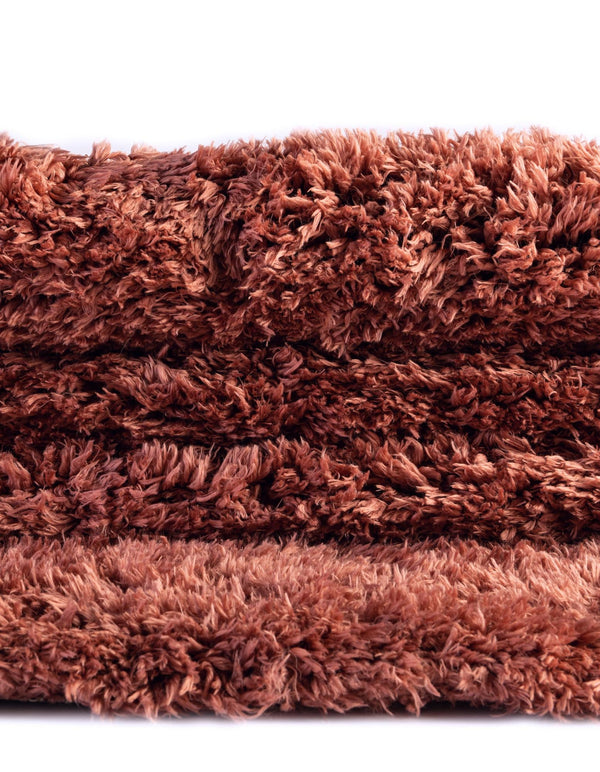 Eternal Plush Oasis Collection Area Rug -  Tranquility (Vintage Rose) Round Vintage Rose  lifestyle 45