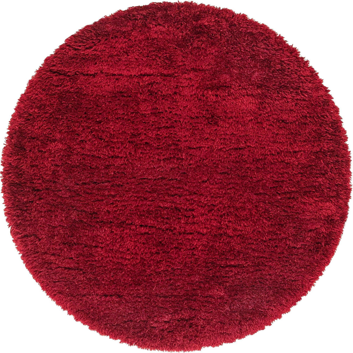Eternal Plush Oasis Collection Area Rug -  Tranquility (Merlot) Round Merlot  lifestyle 18
