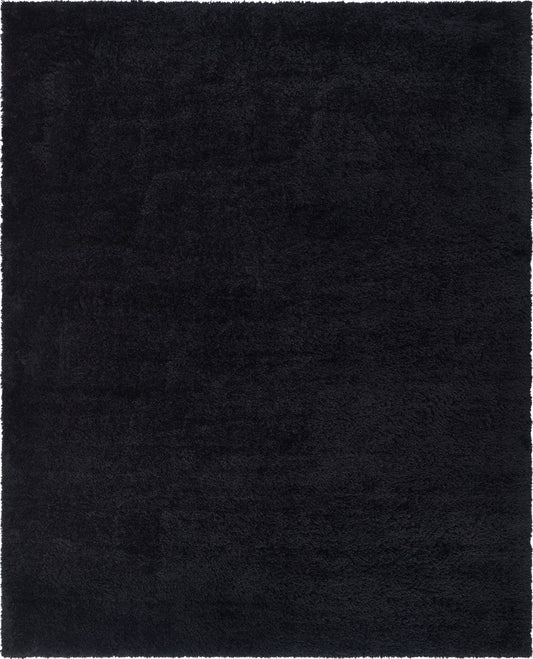 Eternal Plush Oasis Collection Area Rug -  Tranquility (Onyx Black) Rectangle Onyx Black Main