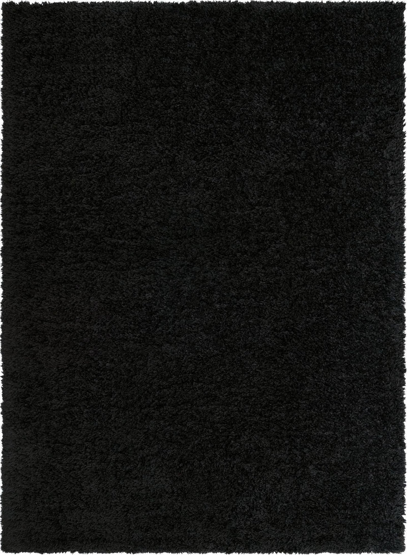 Eternal Plush Oasis Collection Area Rug -  Tranquility (Onyx Black) Rectangle Onyx Black  lifestyle 2