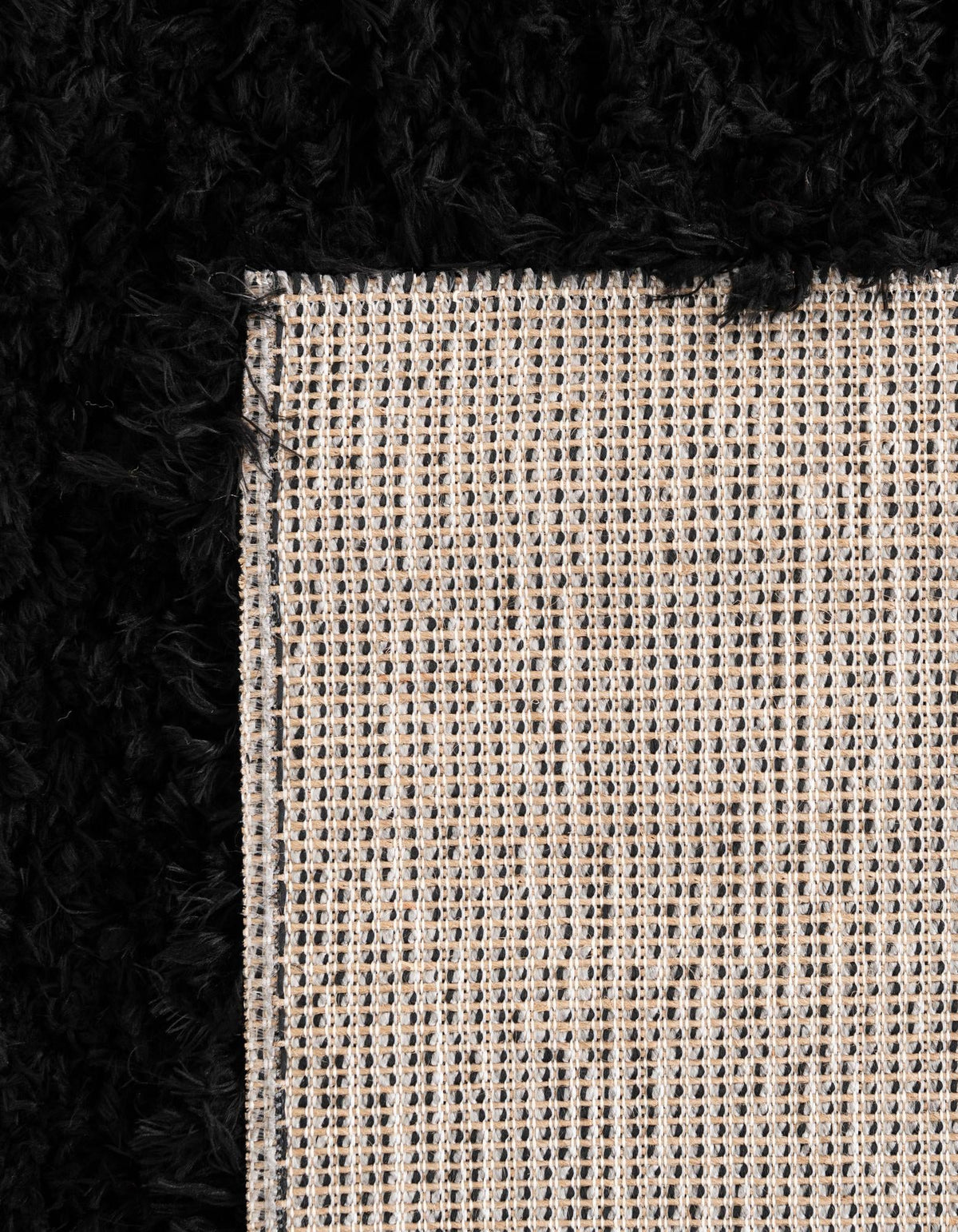 Eternal Plush Oasis Collection Area Rug -  Tranquility (Onyx Black) Rectangle Onyx Black  lifestyle 6