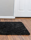 Eternal Plush Oasis Collection Area Rug -  Tranquility (Onyx Black) Runner Onyx Black  lifestyle 22