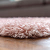 Eternal Plush Oasis Collection Area Rug -  Tranquility (Pink Lace) Square Pink Lace  lifestyle 14