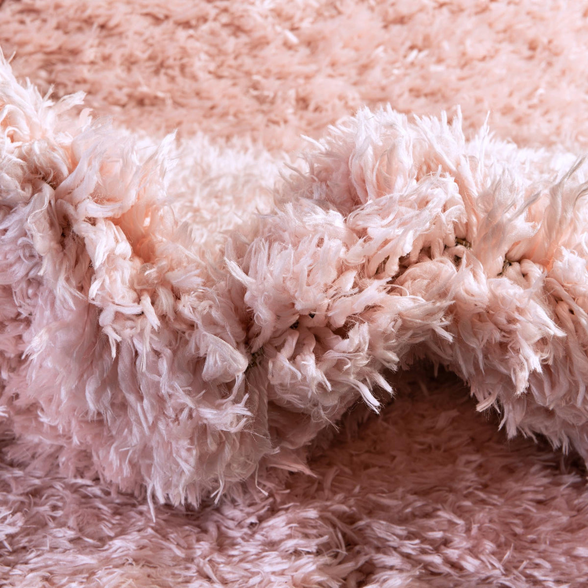 Eternal Plush Oasis Collection Area Rug -  Tranquility (Pink Lace) Square Pink Lace  lifestyle 27