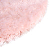 Eternal Plush Oasis Collection Area Rug -  Tranquility (Pink Lace) Round Pink Lace  lifestyle 25