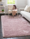 Eternal Plush Oasis Collection Area Rug -  Tranquility (Lavender) Rectangle Lavender  lifestyle 2