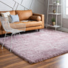 Eternal Plush Oasis Collection Area Rug -  Tranquility (Lavender) Square Lavender  lifestyle 10