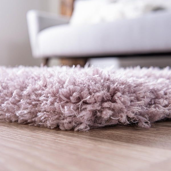 Eternal Plush Oasis Collection Area Rug -  Tranquility (Lavender) Square Lavender  lifestyle 13