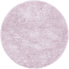Eternal Plush Oasis Collection Area Rug -  Tranquility (Lavender) Round Lavender  lifestyle 3