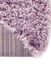 Eternal Plush Oasis Collection Area Rug -  Tranquility (Lavender) Round Lavender  lifestyle 30
