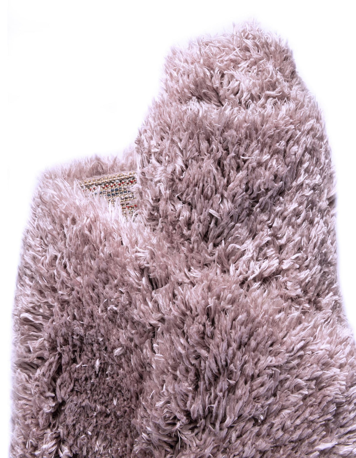 Eternal Plush Oasis Collection Area Rug -  Tranquility (Lavender) Round Lavender  lifestyle 35