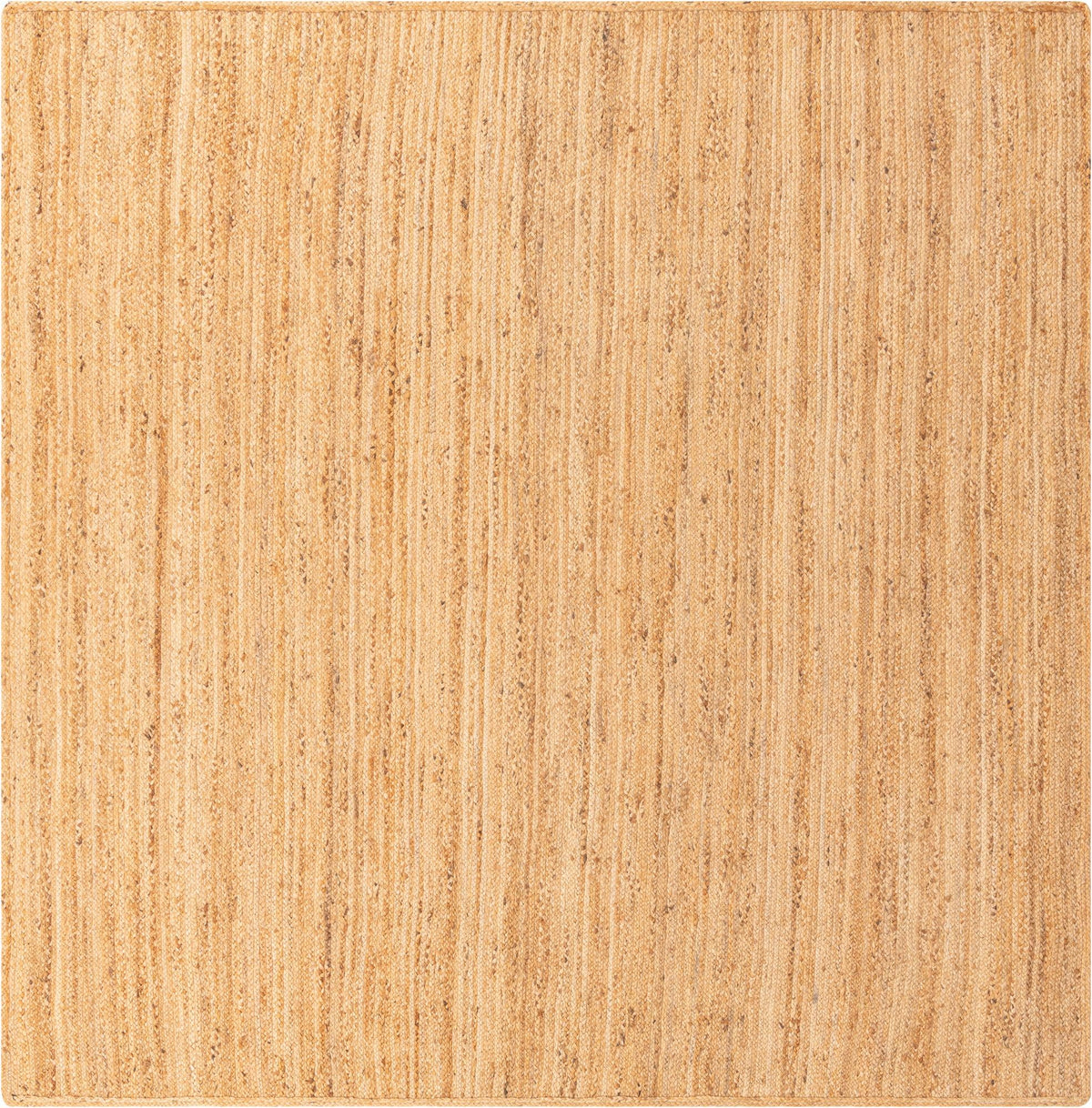 Woven Seaside Jute Collection Area Rug - Savannah (Natural) Square Natural  lifestyle 27