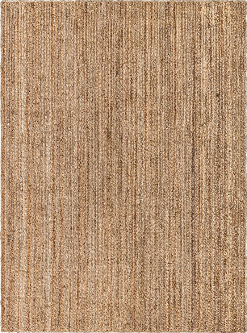 Woven Seaside Jute Collection Area Rug - Savannah (Natural) Rectangle Natural  lifestyle 2