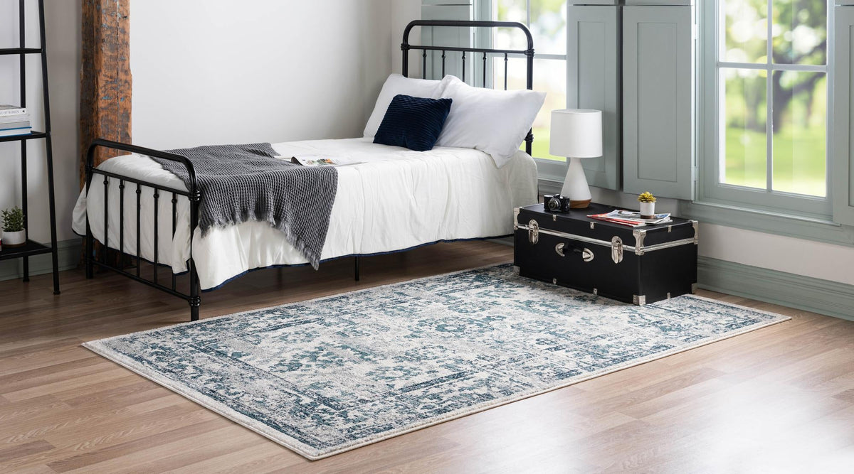 Savannah Elegance Collection Area Rug - Magnolia Rectangle Ivory  lifestyle 12