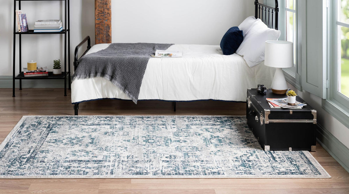 Savannah Elegance Collection Area Rug - Magnolia Rectangle Ivory  lifestyle 16
