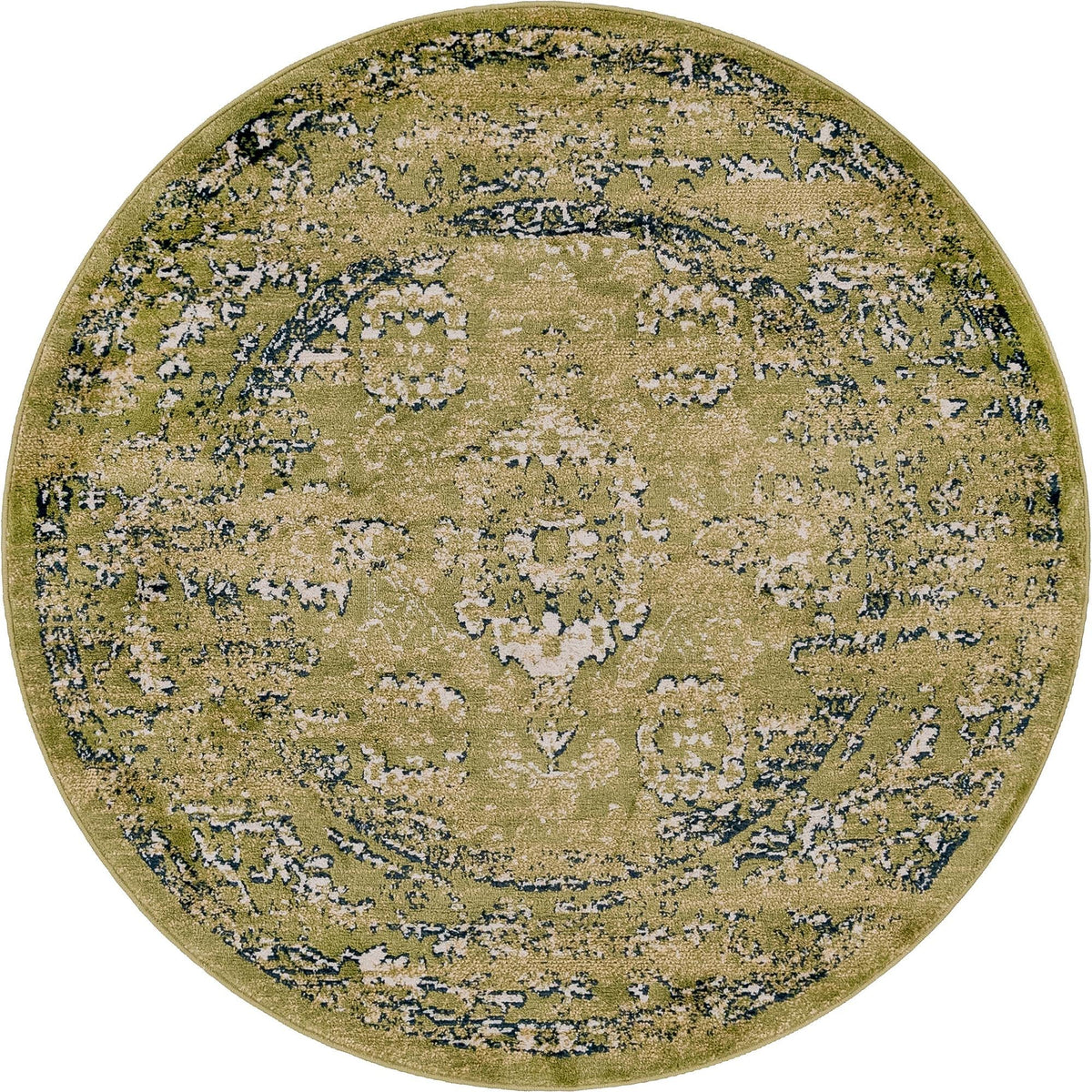 Savannah Elegance Collection Area Rug - Magnolia Round Green  lifestyle 104