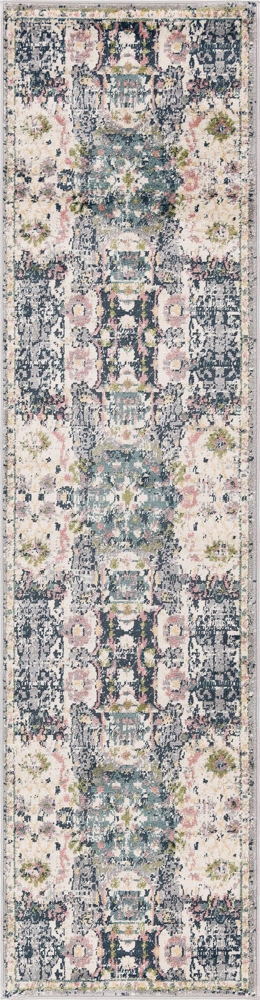 Savannah Elegance Collection Area Rug -  Azalea Runner Ivory  lifestyle 91