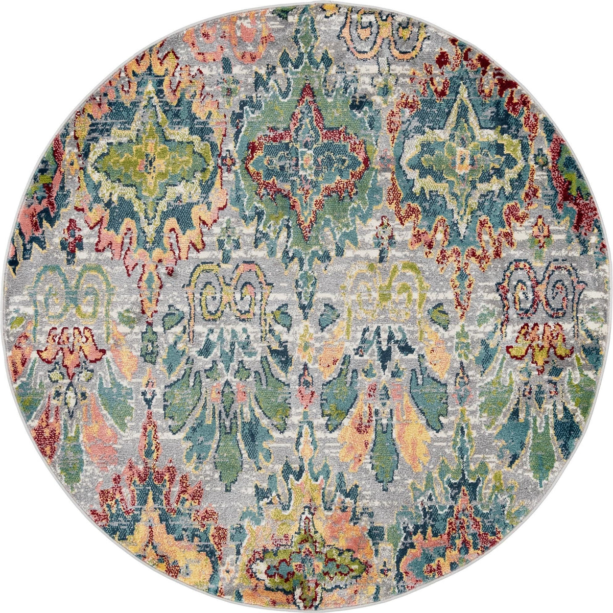 Savannah Elegance Collection Area Rug -  Forsyth Round Multi  lifestyle 16