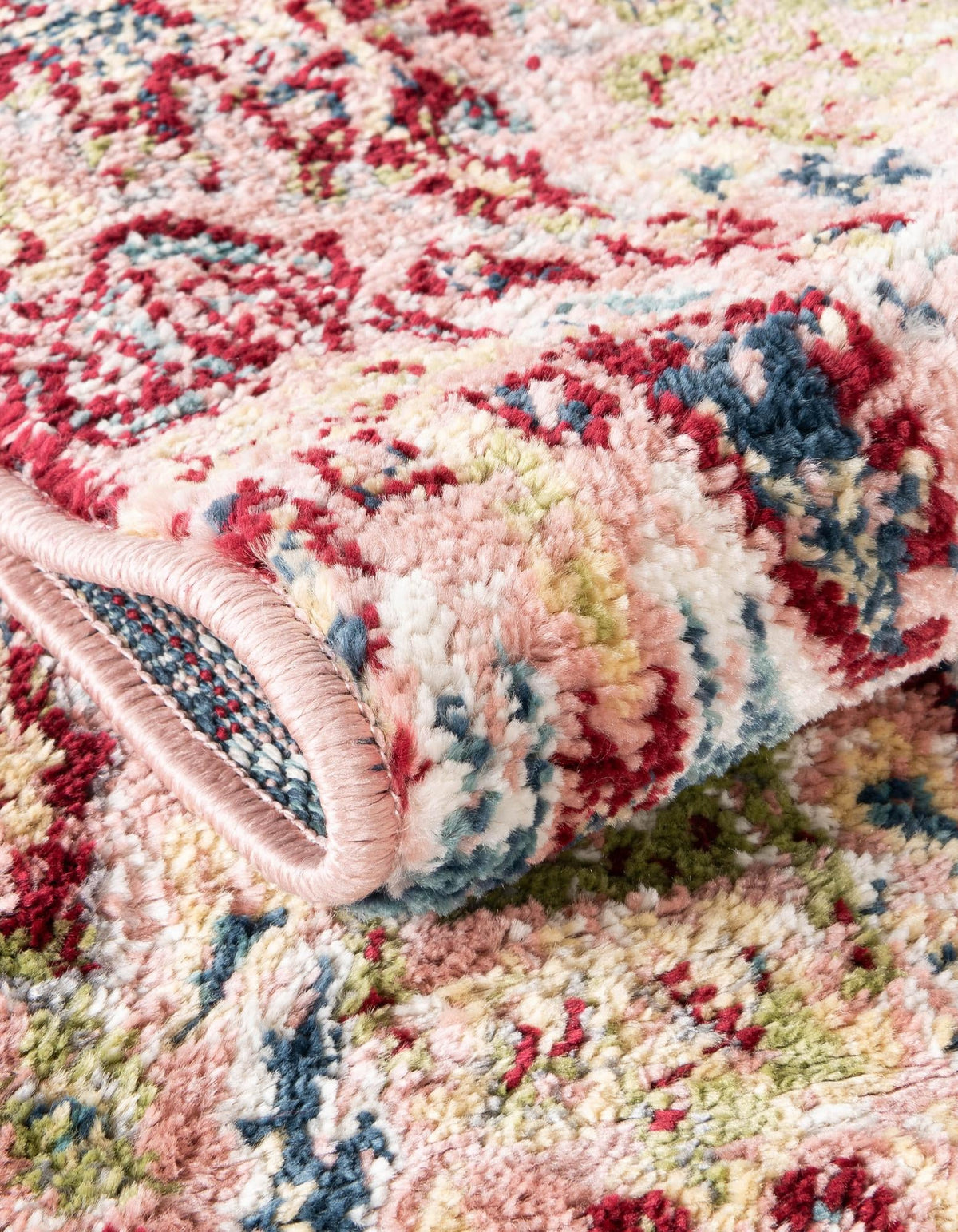 Savannah Elegance Collection Area Rug -  Forsyth Rectangle Pink  lifestyle 16