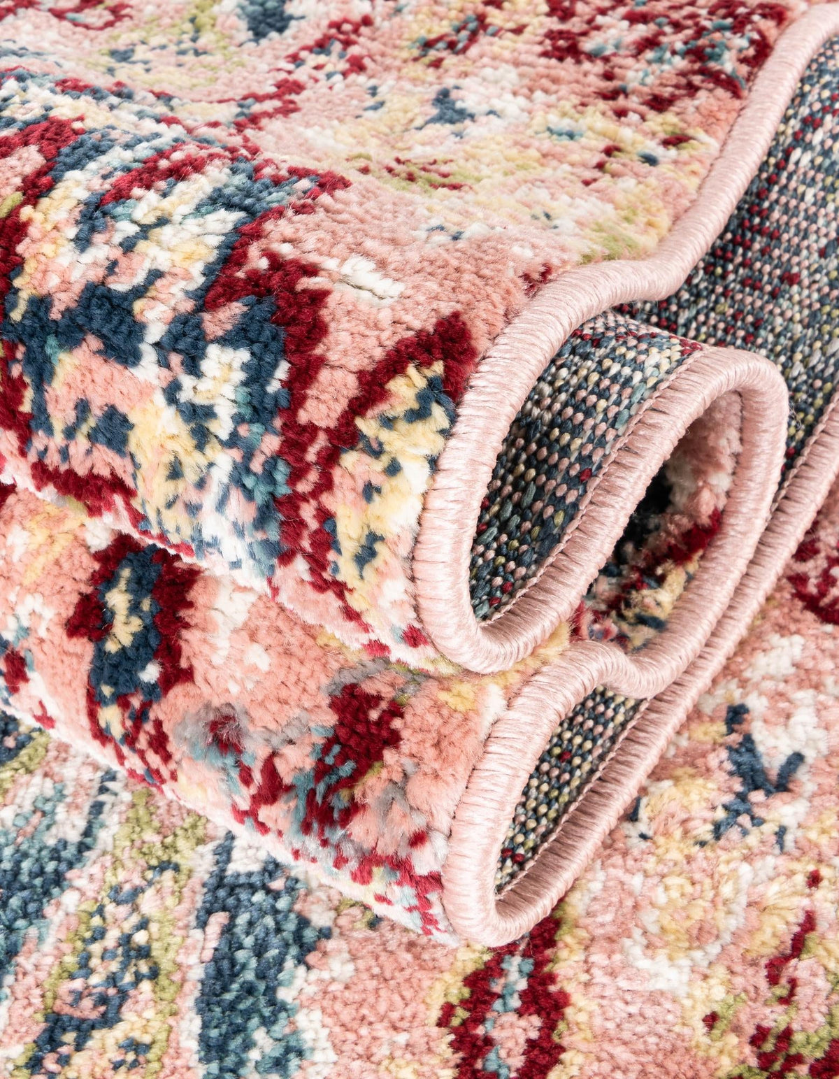 Savannah Elegance Collection Area Rug -  Forsyth Rectangle Pink  lifestyle 37