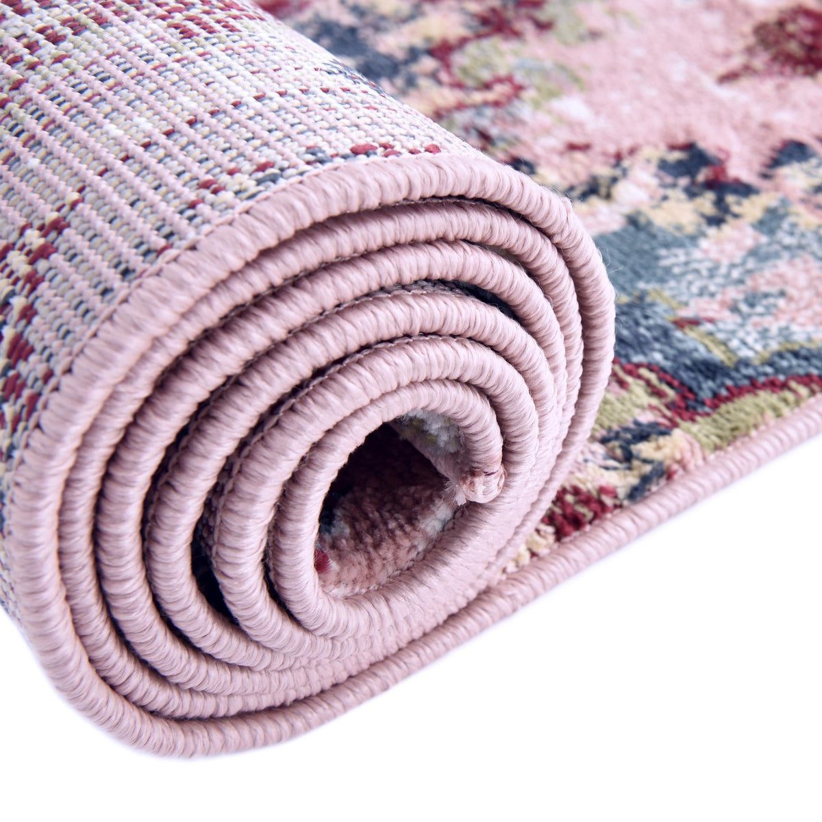 Savannah Elegance Collection Area Rug -  Forsyth Rectangle Pink  lifestyle 60