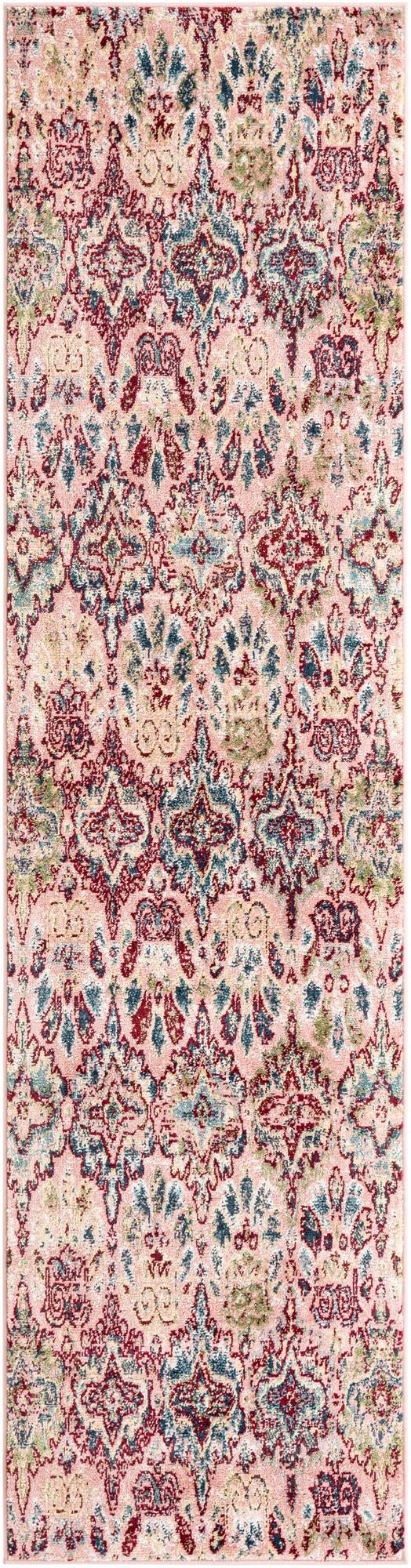 Savannah Elegance Collection Area Rug -  Forsyth Runner Pink  lifestyle 110