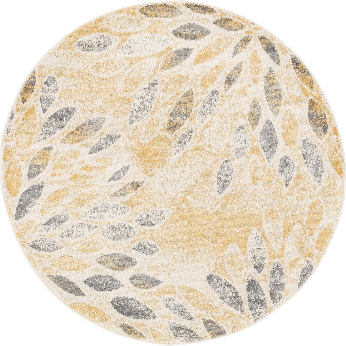 Savannah Elegance Collection Area Rug -  Riverfront Round Yellow  lifestyle 67