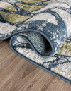Savannah Elegance Collection Area Rug -  Riverfront Rectangle Navy Blue  lifestyle 6