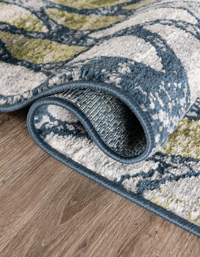 Savannah Elegance Collection Area Rug -  Riverfront Rectangle Navy Blue  lifestyle 6