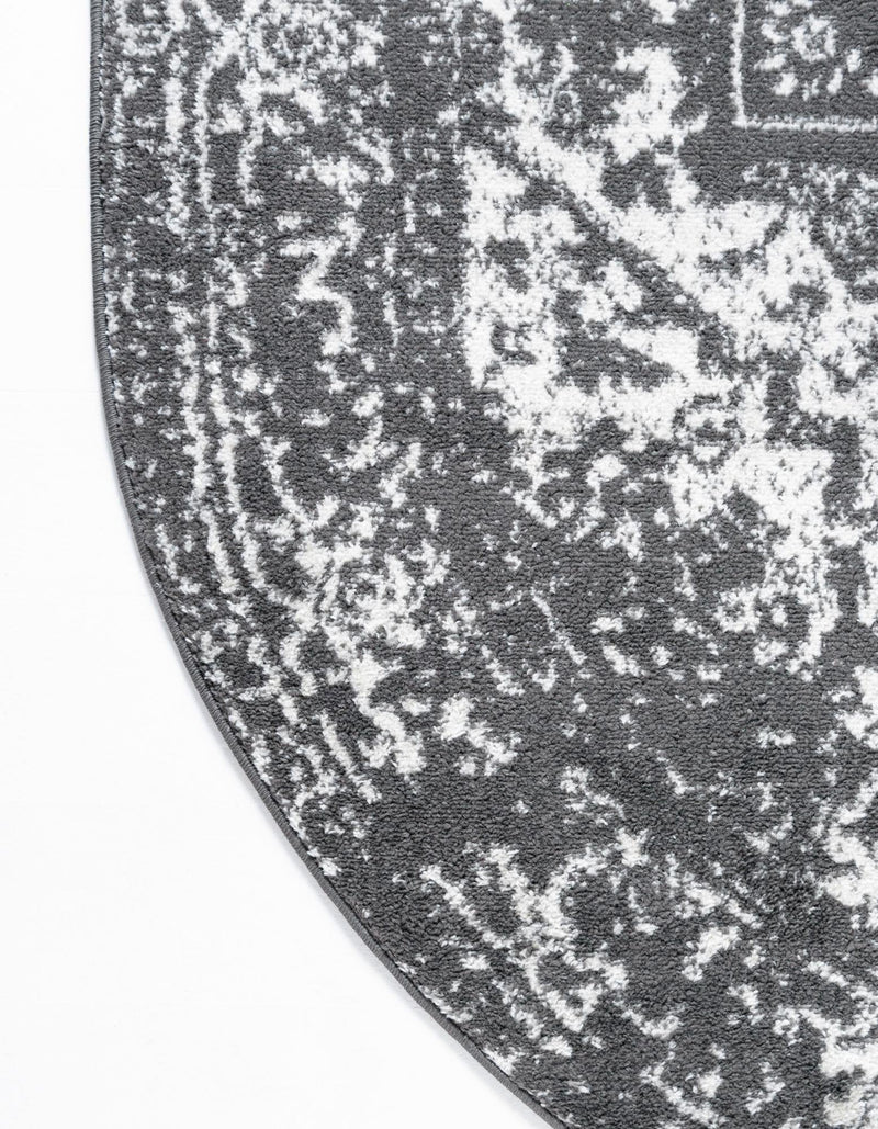 Georgetown Rugs Collection Area Rug - Dupont (Dark Gray) Oval Dark Gray  lifestyle 59