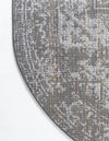 Georgetown Rugs Collection Area Rug - Dupont (Dark Gray) Oval Dark Gray  lifestyle 62