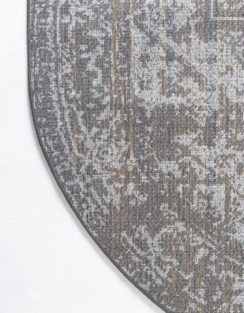 Georgetown Rugs Collection Area Rug - Dupont (Dark Gray) Oval Dark Gray  lifestyle 62