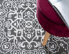 Georgetown Rugs Collection Area Rug - Dupont (Dark Gray) Octagon Dark Gray  lifestyle 54