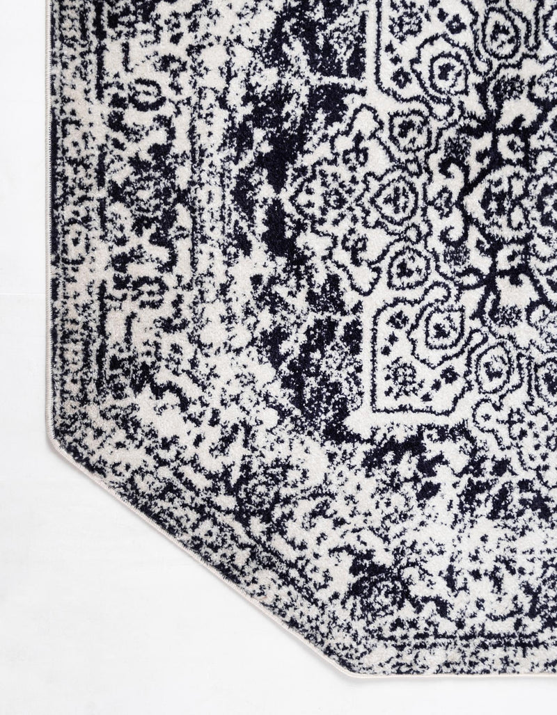 Georgetown Rugs Collection Area Rug - Dupont (Blue) Octagon Blue  lifestyle 64